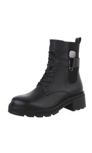 Ботильоны на шнуровке Ital-Design, черный