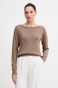 Шерстяной свитер Sisley, коричневый