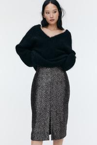 Юбка с пайетками длины миди H&M, мультиколор