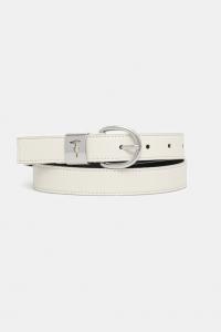 Кожаный ремень Trussardi, бежевый