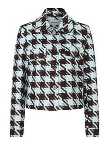 короткая, широкая клетчатая куртка в сине-голубую клетку More & More