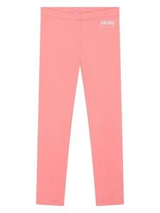 Kenzo Kids легинсы из смесового органического хлопка, розовый