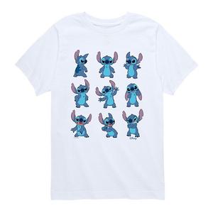 Футболка с принтом Lilo & Stitch для мальчиков 8-20 Disney, White