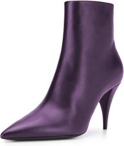 Женские классические ботильоны FSJ с заостренным носком, высокие на конусовидном каблуке, из кожи и искусственной замши, с заклепками и стразами, леопардовые короткие ботиночки с боковой молнией, туфли для наряда, размер 4-15 US