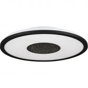 Потолочный светильник MARMORATA с LED-модулем, 1 шт., теплый белый, черно-белый из алюминия и стали Eglo, черно-белый