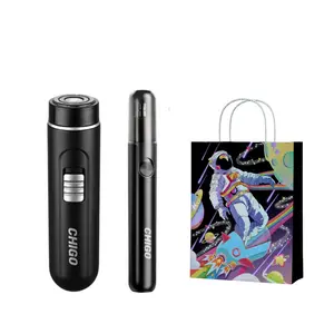 ZT3 поворотная бритва моющиеся мини портативная CHIGO, черный