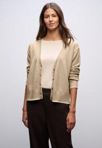 Кардиган Street One MIT KONTRASTDETAILS, Beige