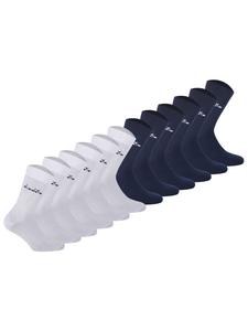 Diadora Носки, упаковка из 12 штук, белые/темно-синие