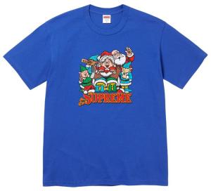 Футболка Supreme Naughty Tee, синий