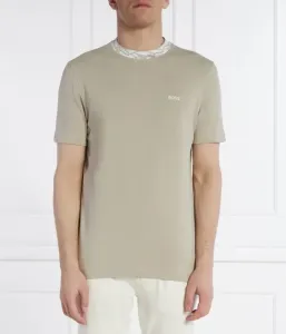 Футболка Te_Ocean_detailed regular fit Boss Orange, бежевый