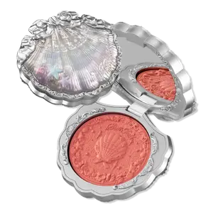 Шелково-атласные румяна из коллекции Jewel Collection от Shell Flower Knows, S01 Sunkissed Coral (citrus glow)