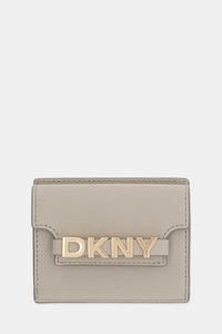 Кожаный кошелек Dkny, бежевый