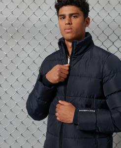 Спортивный спортивный пуховик Superdry, синий