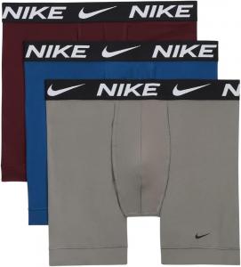Трусы-боксеры Nike Essential Micro Dri-FIT, 3 шт., Dark Stucco/Court Blue/Dk Team Red