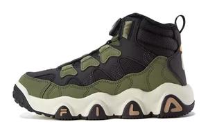 Детские ботинки FILA Детские, Dark olive green-black