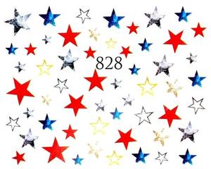 Водные наклейки для ногтей - №828, Raisin