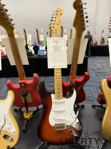 Fender Custom Shop 1955 Stratocaster с компаунд-радиусом - Journeyman Relic - Блеклый виолончельный взрыв - Ограниченное издание Namm, сделано на заказ ПРЕДЗАКАЗ