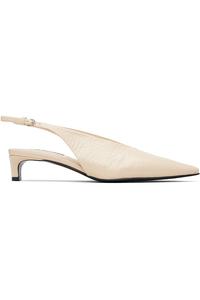 Jil Sander Туфли-Слингбэки Off-White