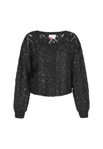 Вязаный кардиган IZIA, черный