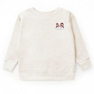 Свитшот с принтом Snowman family The Juniper Shop, Natural