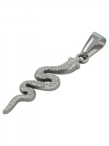 Adeliás Женский кулон из нержавеющей стали серебристого цвета