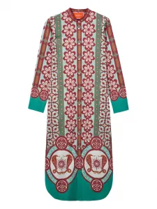 Поплиновое платье La DoubleJ, зеленый