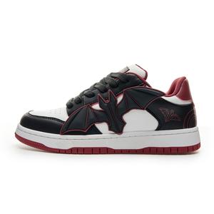 Кроссовки LAZY BONS Skateboarding Shoes Unisex Low-top, черный/белый