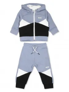 Спортивный костюм с логотипом BOSS Kidswear, синий