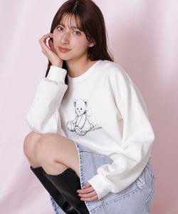 Толстовка с принтом из серии «Медведь» Jill By Jill Stuart, цвет White