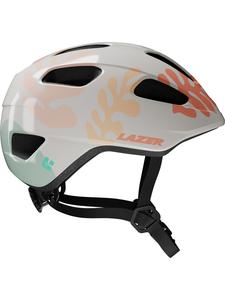 Lazer Детский велосипедный шлем Nutz 2.0 KinetiCore белого цвета