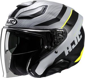 Шлем HJC f31 naby jet, Black/Grey/Yellow