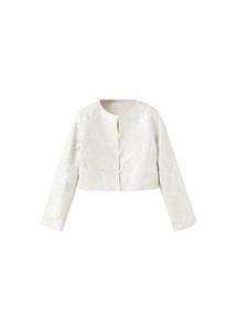 MANGO KIDS Куртка межсезонная 'Lucie' в цвете White, Off White