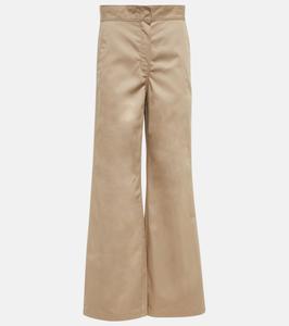 Широкие брюки с низкой посадкой Palm Angels, Beige White