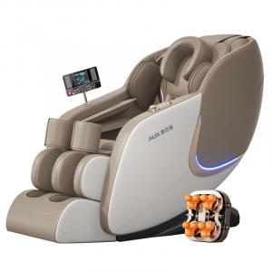 Массажное кресло для дома полный массаж тела, сенсорное управление LCD, полностью автоматическое умное кресло для пожилых AMY77845 AUX, Mi Coffee Color [Intelligent Massage + One-Button Start + Voice Control]