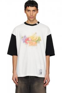 Футболка с принтом фруктов Maison Mihara Yasuhiro, белый