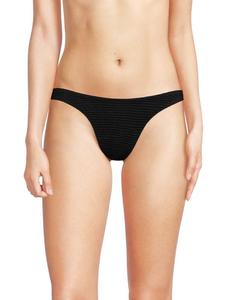 Плавки бикини в рубчик Birch Monaco Koral, черный
