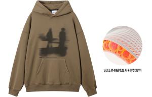 Толстовка унисекс DARKSHADOW Phantom Portrait Series KREATE, экрю