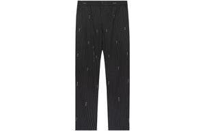 Повседневные брюки мужские черные VERSACE