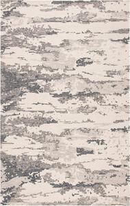 Ковер SAFAVIEH, 61 x 92 см, Abstract Collection, Charcoal & Ivory, ручной работы из шерсти, идеален для помещений с высокой проходимостью: прихожая, гостиная, спальня (ABT465H)