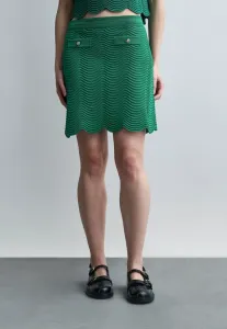Юбка-Трапеция «бамба» Sandro, Vert Emeraude