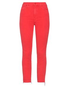 Джинсы Mother, красный