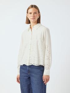 Блуза YAS YASLUMA SHIRT, Star White/White