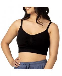 Бюстгальтер для сцеживания и сна без рук для беременных Kindred Bravely, черный