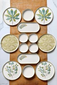 Hermia Concept, MCH009904, набор для завтрака (14 предметов), разноцветный, 100% КЕРАМИКА, 25 х 11 х 3,5 см