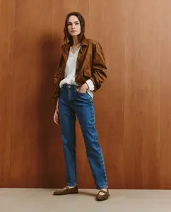 Женские прямые джинсы Southern Cotton, нежно-синий