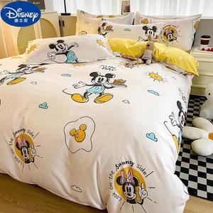Disney Детский пододеяльник 200х240 см, 4 предмета, цвет Sunshine Mickey