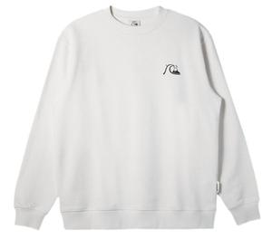 Мужская футболка с логотипом Dna Bubble Crew в винтажном белом цвете Quiksilver