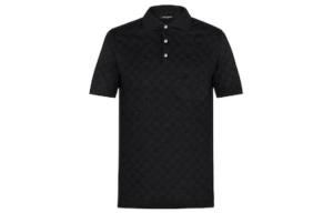 Рубашка-поло мужская Louis Vuitton, черный