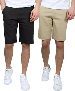 Мужские эластичные шорты-чинос Flex Stretch, 2 шт Galaxy By Harvic, мультиколор