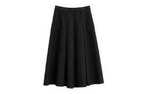 ELLE Повседневная длинная юбка Women's Black